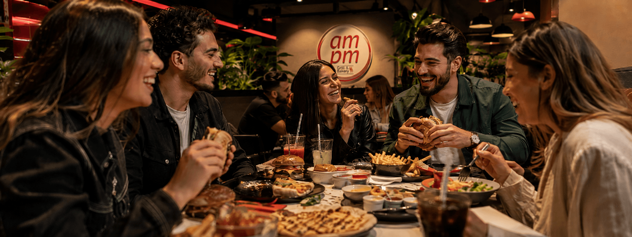 am pm Grill & Bakery banner
